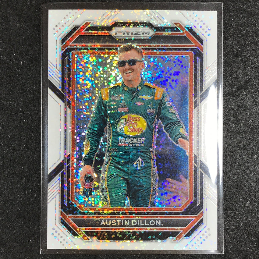 2023 National Treasures Racing AUSTIN DILLON Base White Sparkle #39
