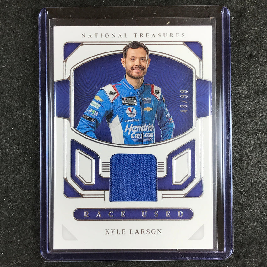 2023 National Treasures Racing KYLE LARSON Race Used Firesuit Relic 48/99