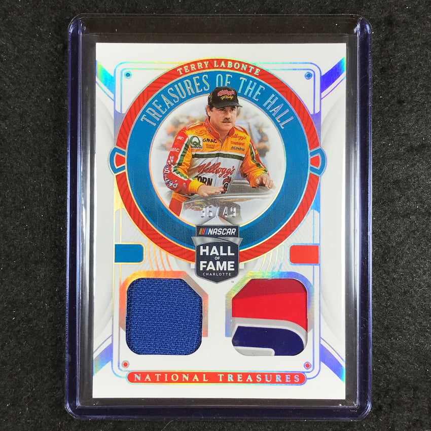 2023 National Treasures Racing TERRY LABONTE Treasures of the Hall Relic 35/49