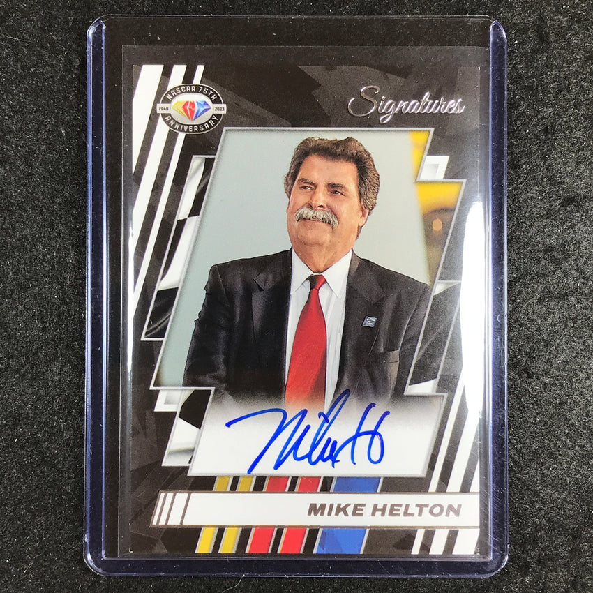 2023 National Treasures Racing MIKE HELTON NASCAR 75th Anniversary Auto #MH