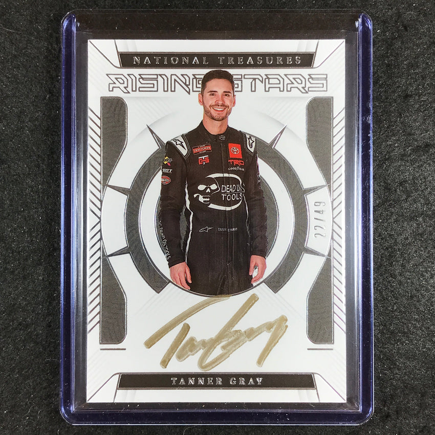 2023 National Treasures Racing TANNER GRAY Rising Stars Auto 22/49