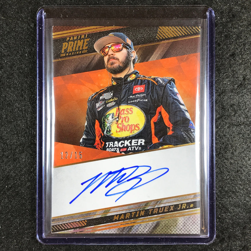 2023 National Treasures Racing MARTIN TRUEX JR Prime Signatures Auto Gold 12/15