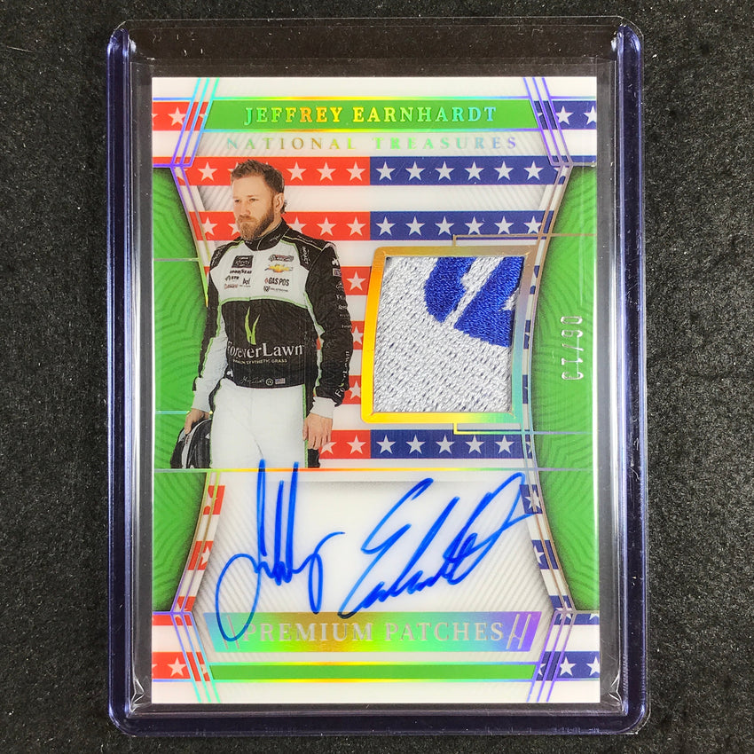 2023 National Treasures Racing JEFFREY EARNHARDT Premium Patches Auto Gold 6/10