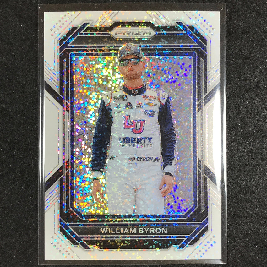 2023 National Treasures Racing WILLIAM BYRON Base White Sparkle #77