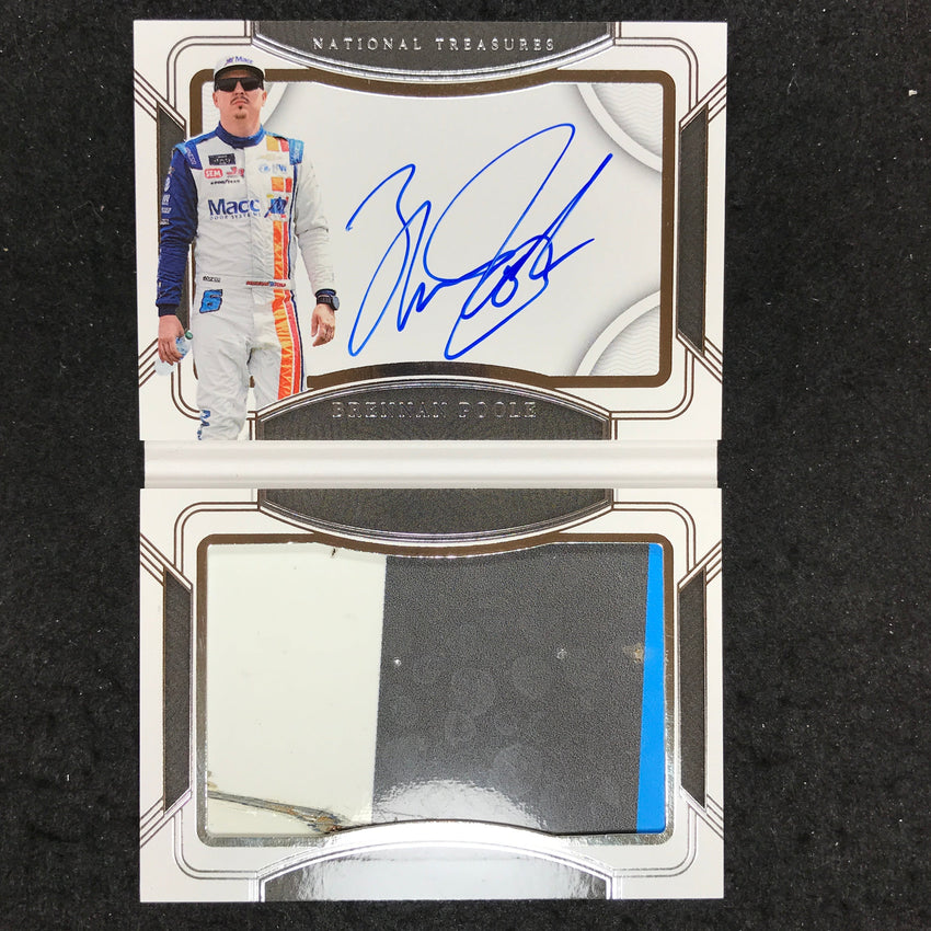2023 National Treasures Racing BRENNAN POOLE Sheet Metal Auto Booklet 10/25