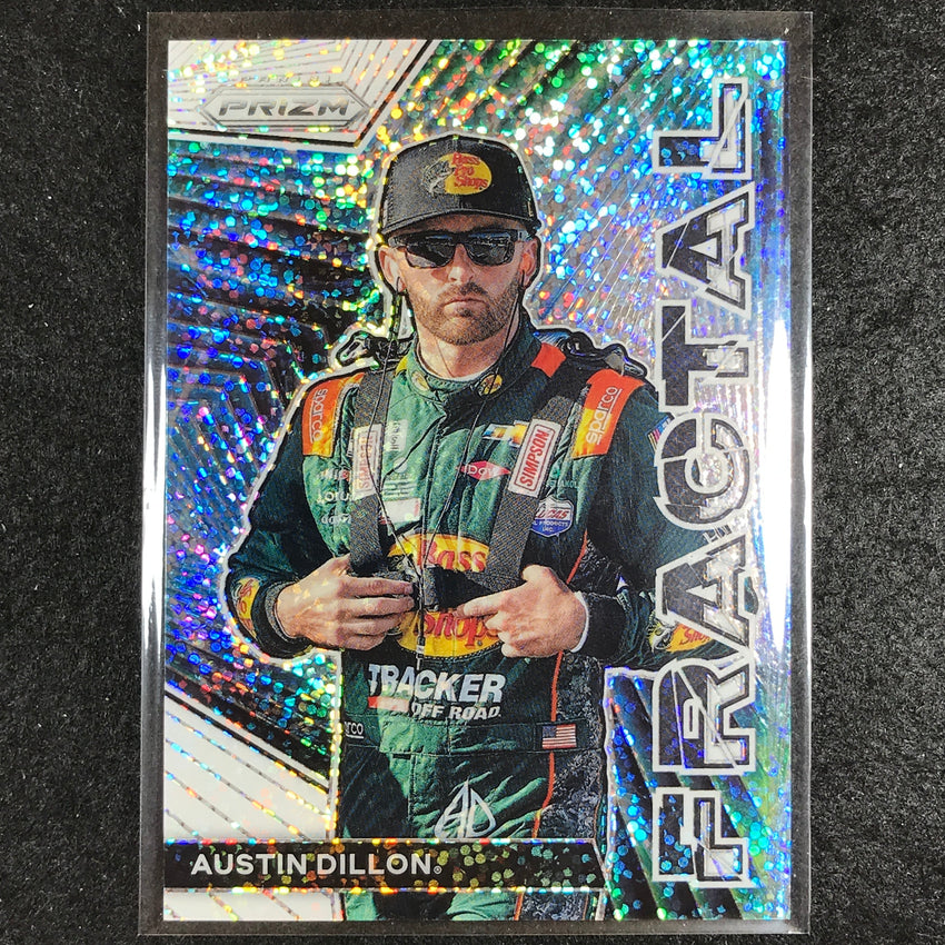 2023 National Treasures Racing AUSTIN DILLON Fractal White Sparkle #2