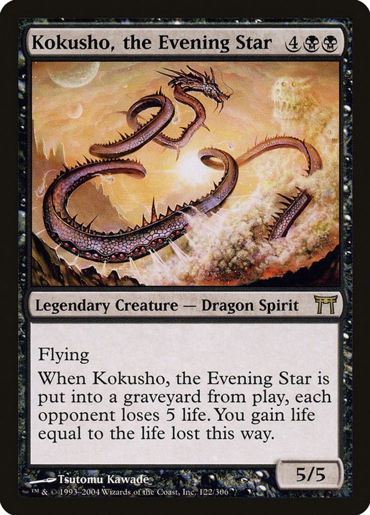 Kokusho The Evening Star 122/306 - Rare Champions Of Kamigawa