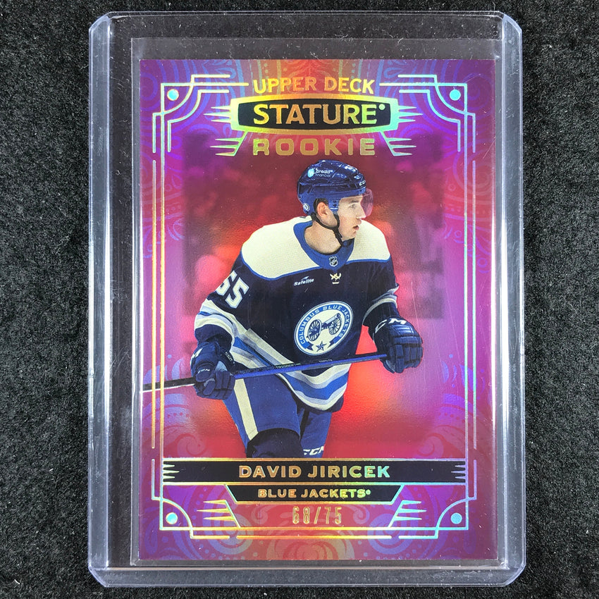 2022-23 Stature Hockey DAVID JIRICEK Rookie Base Red 68/75 #131