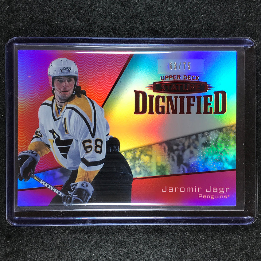 2022-23 Stature Hockey JAROMIR JAGR Dignified Red 63/75 #13