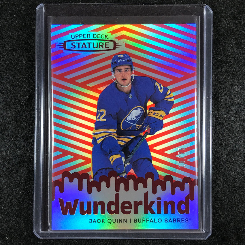 2022-23 Stature Hockey JACK QUINN Wunderkind Red 18/75 #6