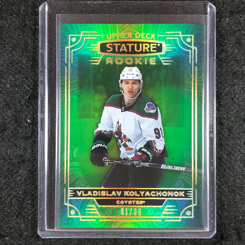 2022-23 Stature Hockey VLADISLAV KOLYACHONOK Rookie Photo Variant Green 1/66