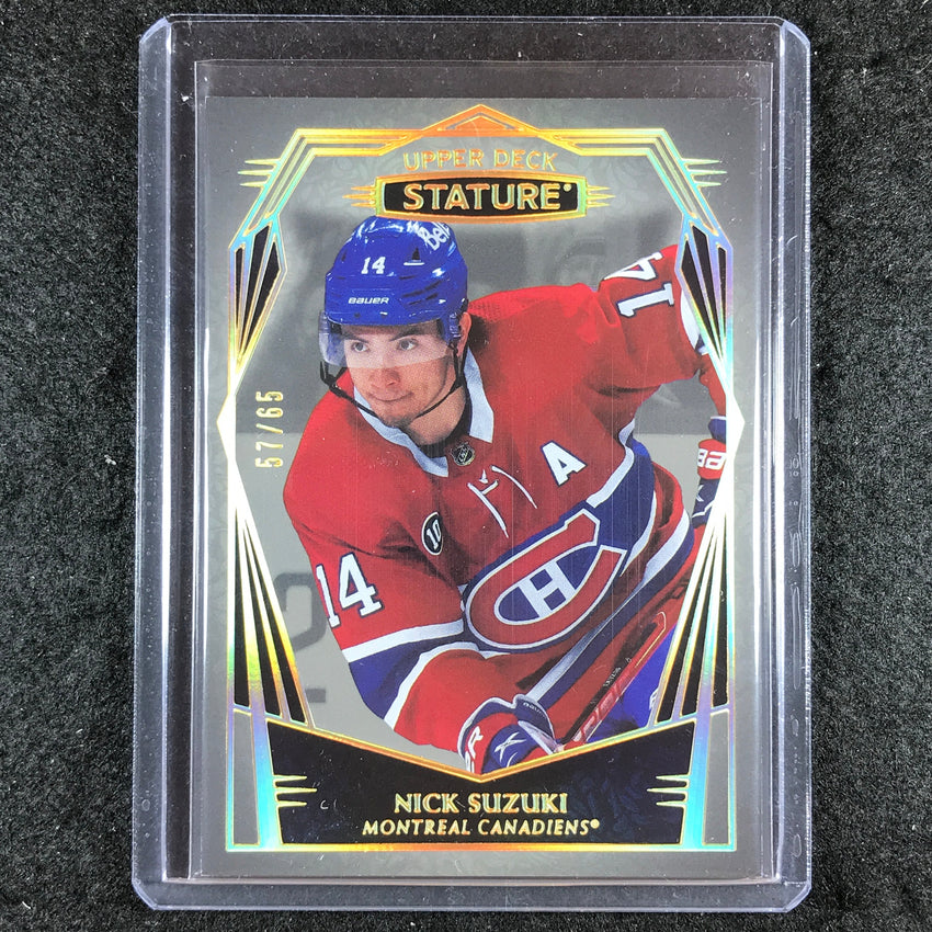 2022-23 Stature Hockey NICK SUZUKI Base Design Variant 57/65 #26