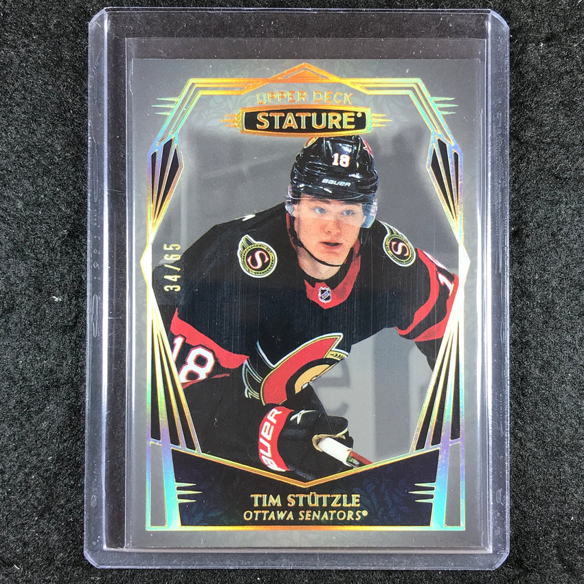 2022-23 Stature Hockey TIM STUTZLE Base Design Variant 34/65 #31