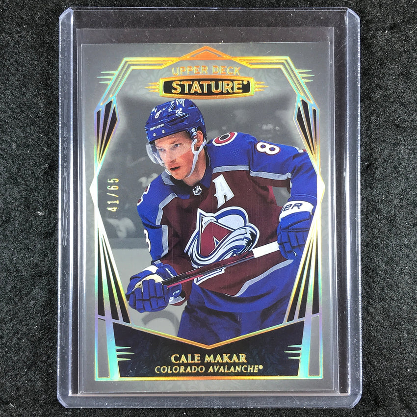 2022-23 Stature Hockey CALE MAKAR Base Design Variant 41/65 #77