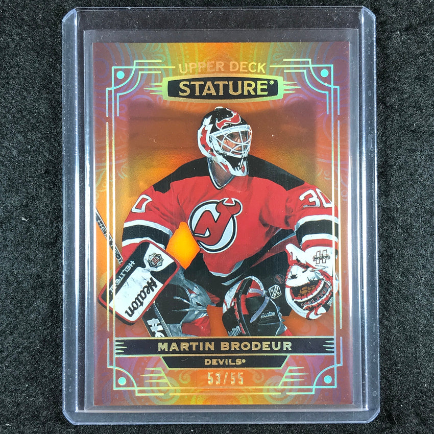 2022-23 Stature Hockey MARTIN BRODEUR Base Orange 53/55 #10