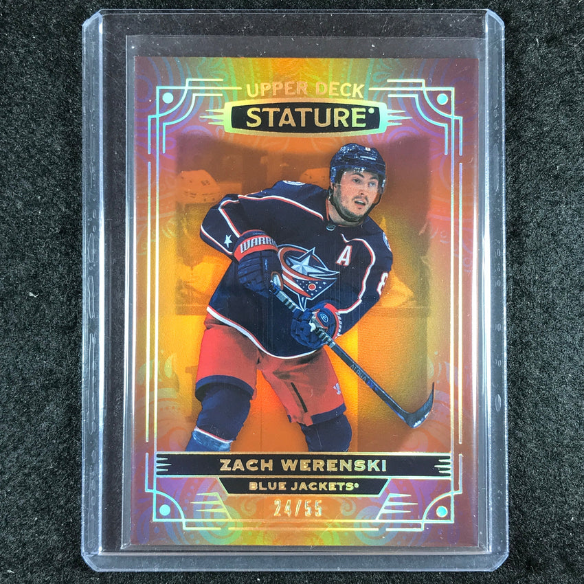 2022-23 Stature Hockey ZACH WERENSKI Base Orange 24/55 #27