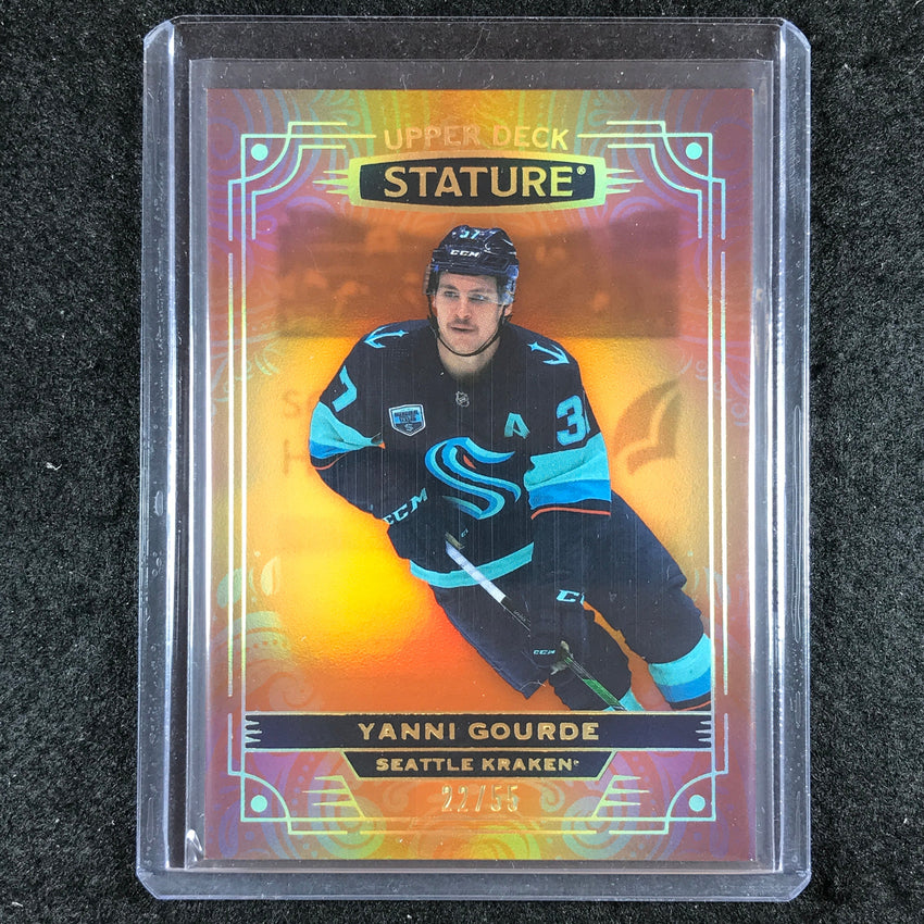 2022-23 Stature Hockey YANNI GOURDE Base Orange 22/55 #97