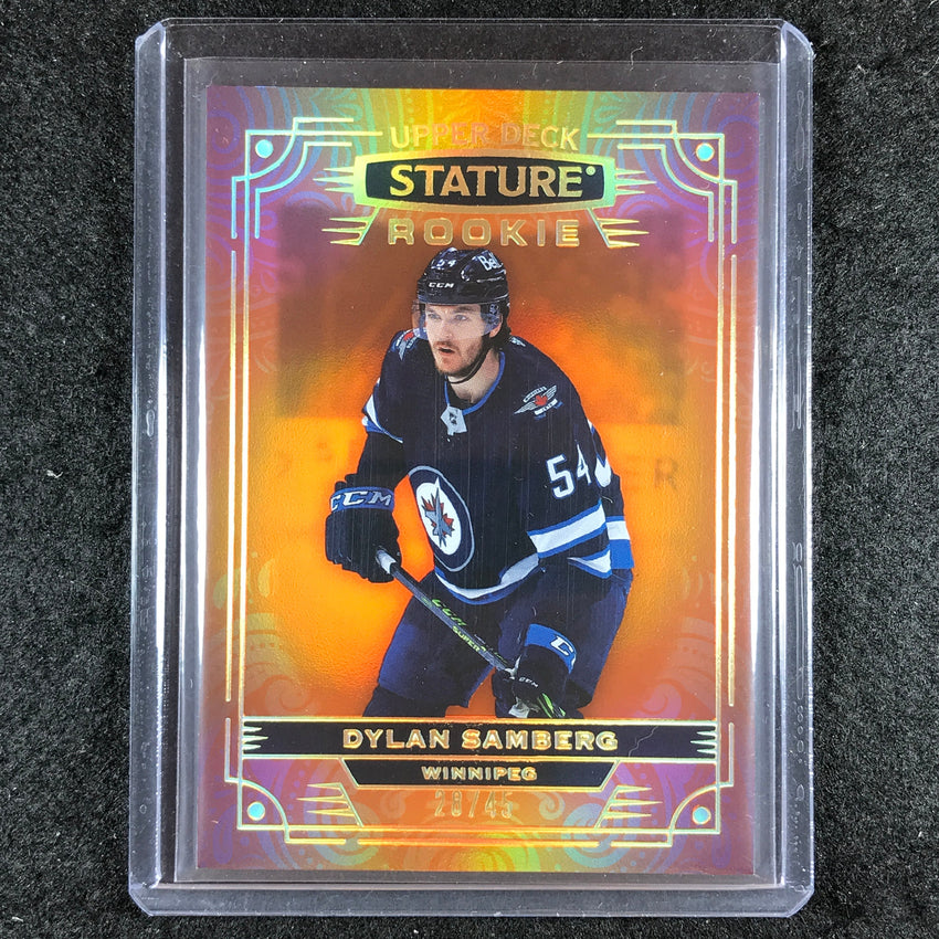2022-23 Stature Hockey DYLAN SAMBERG Rookie Base Orange 28/45 #159