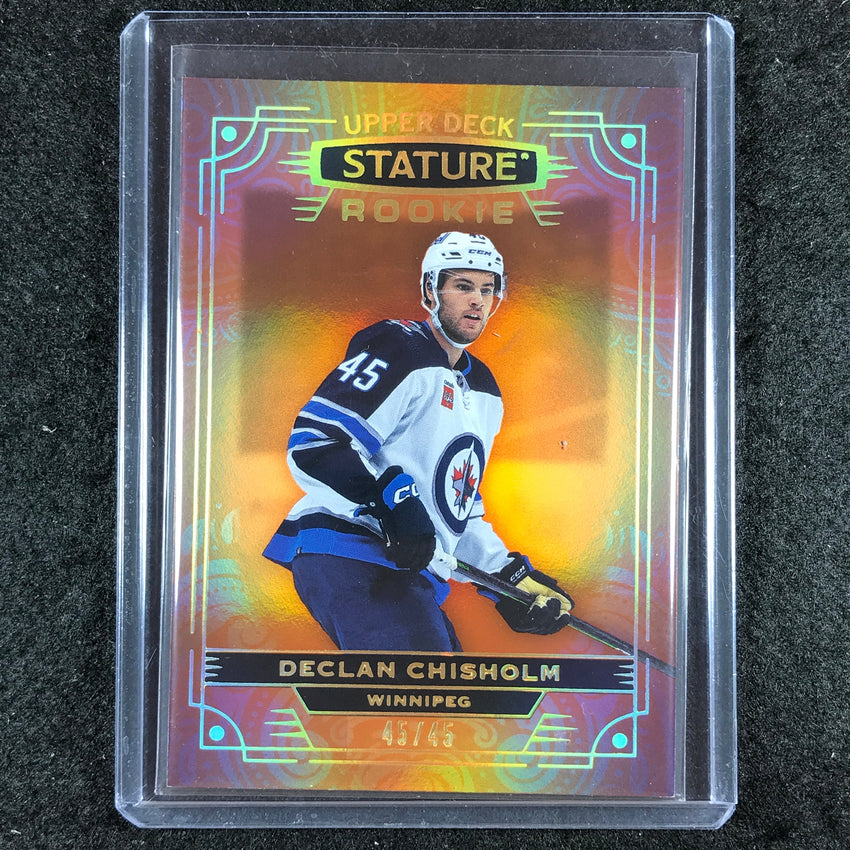 2022-23 Stature Hockey DECLAN CHISHOLM Rookie Base Orange 45/45 #189