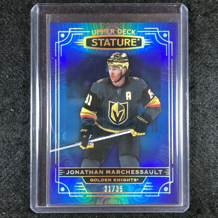 2022-23 Stature Hockey JONATHAN MARCHESSAULT Base Blue 21/35 #61