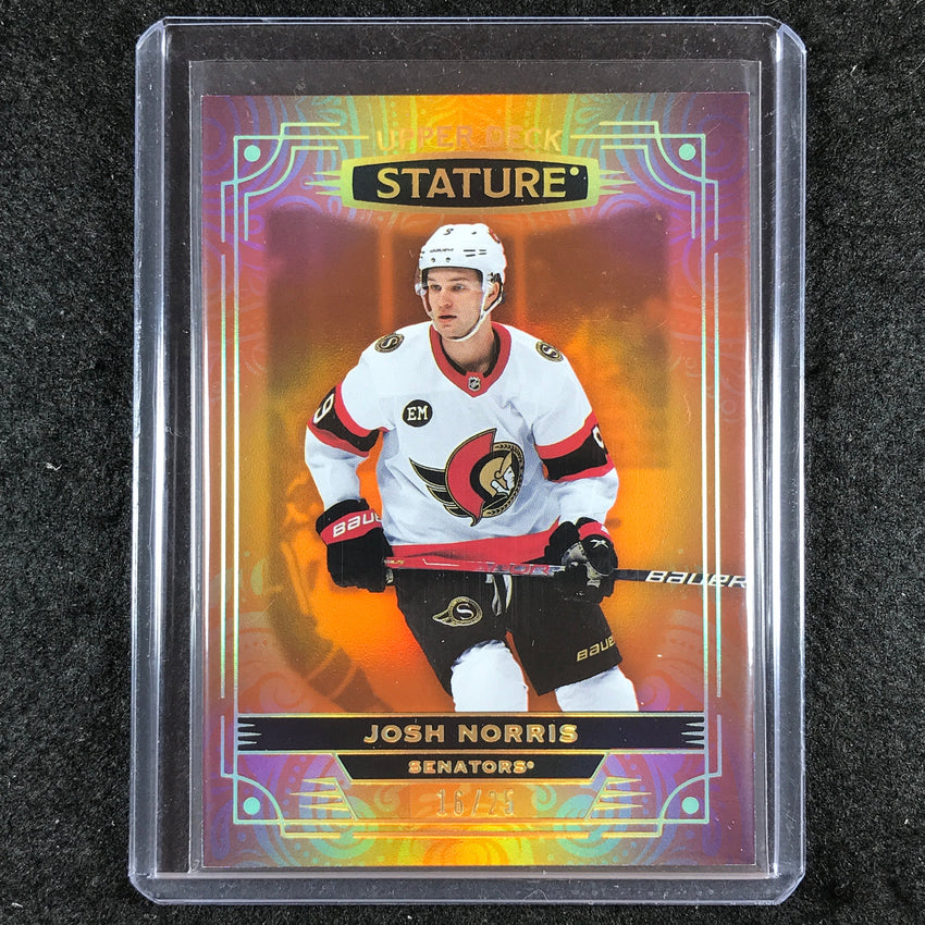 2022-23 Stature Hockey JOSH NORRIS Base Orange Photo Variant 16/25 #33