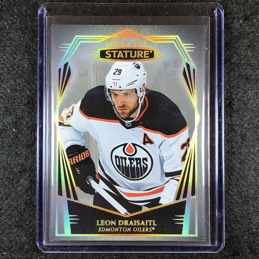 2022-23 Stature Hockey LEON DRAISAITL Base Design & Photo Variant 16/22 #49