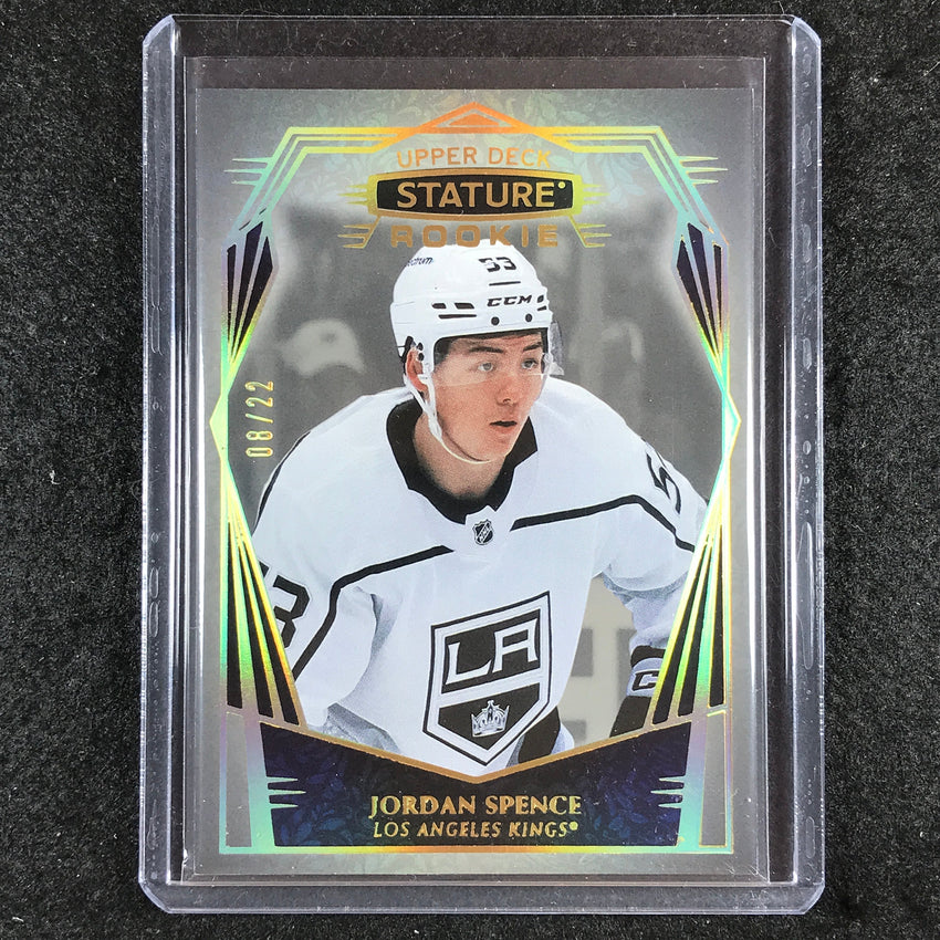 2022-23 Stature Hockey JORDAN SPENCE Rookie Base Design & Photo Variant 8/22