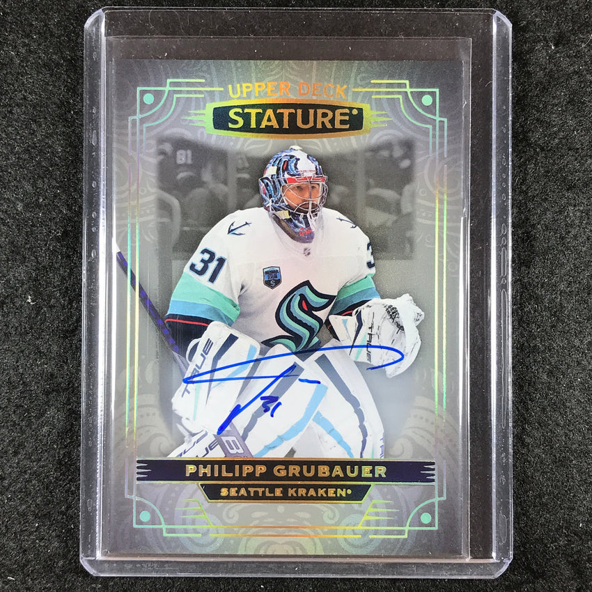 2022-23 Stature Hockey PHILIPP GRUBAUER Base Auto #85