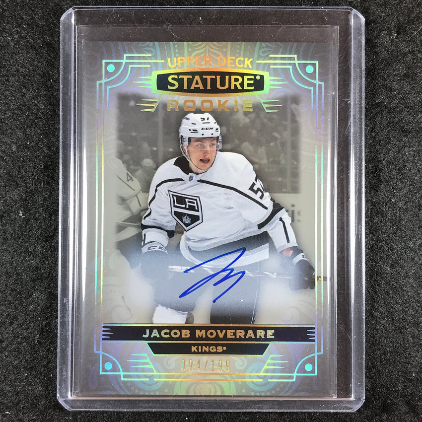 2022-23 Stature Hockey JACOB MOVERARE Base Rookie Auto 94/199 #144