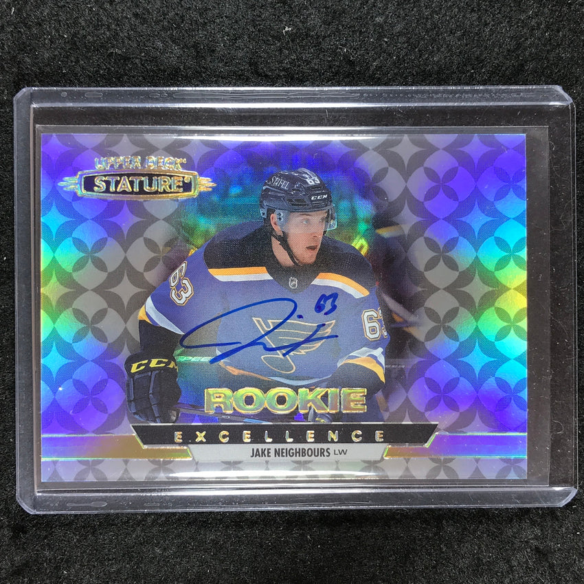 2022-23 Stature Hockey JAKE NEIGHBOURS 21-22 Update Rookie Excellence Auto #4