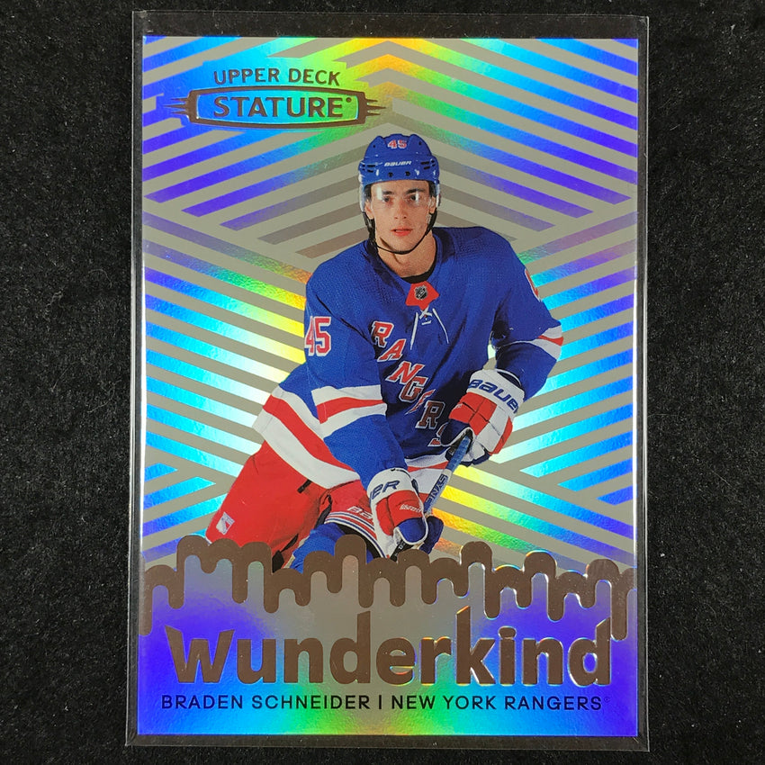 2022-23 Stature Hockey BRADEN SCHNEIDER Wunderkind Base #19