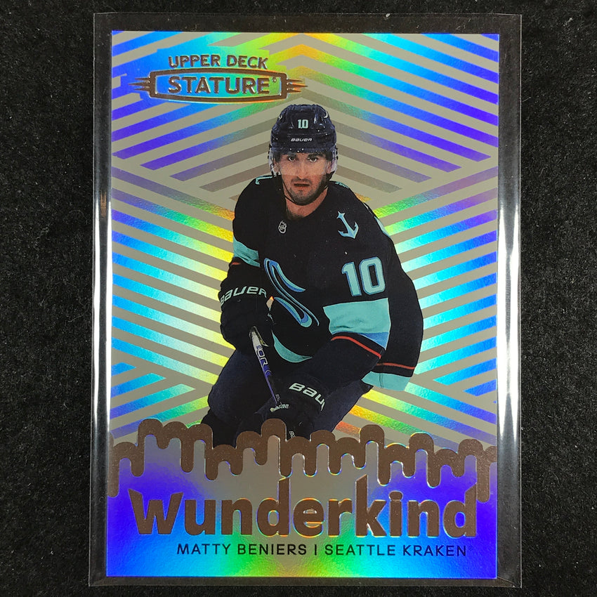2022-23 Stature Hockey MATTY BENIERS Wunderkind Base #24