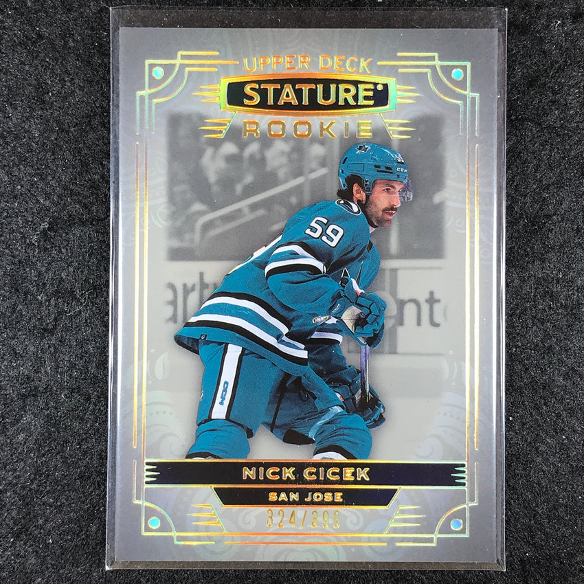 2022-23 Stature Hockey NICK CICEK Rookie Base 324/399 #107