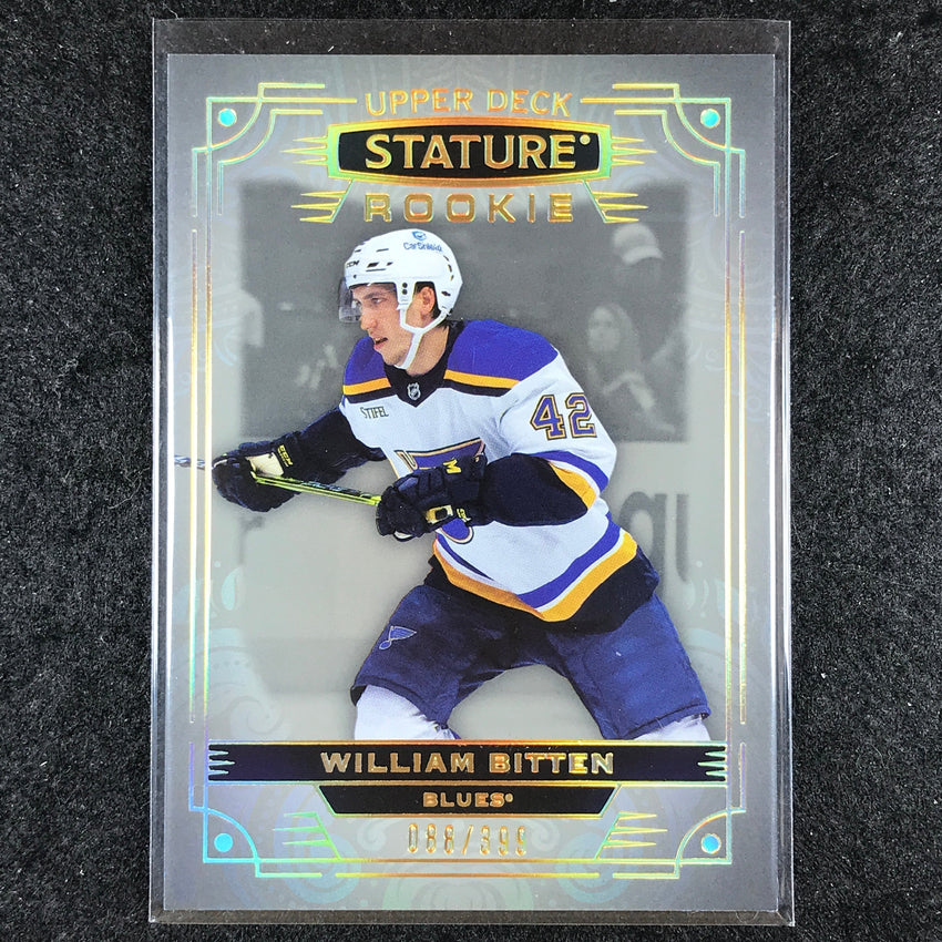 2022-23 Stature Hockey WILLIAM BITTEN Rookie Base 88/399 #142