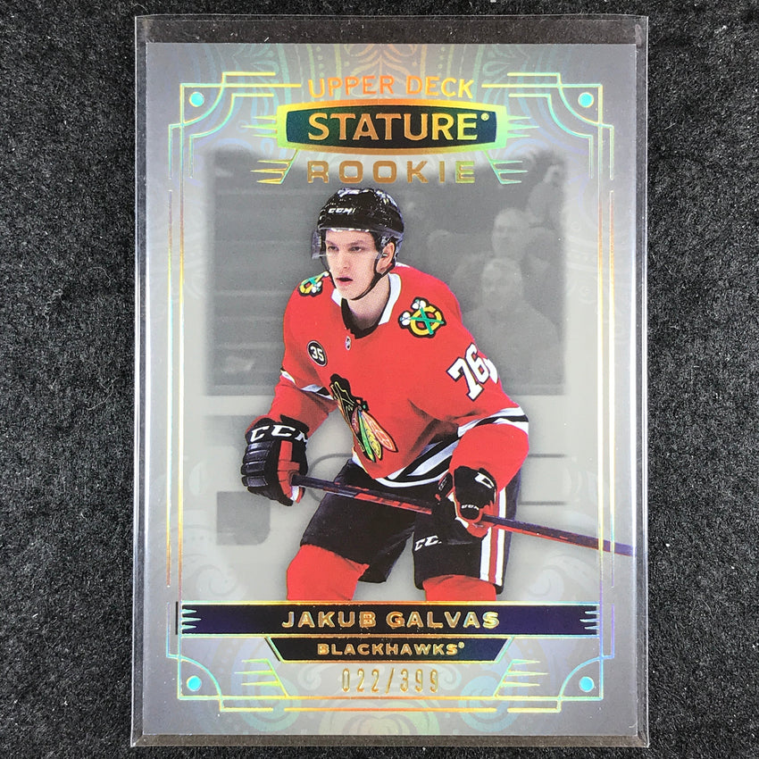 2022-23 Stature Hockey JAKUB GALVAS Rookie Base 22/399 #172