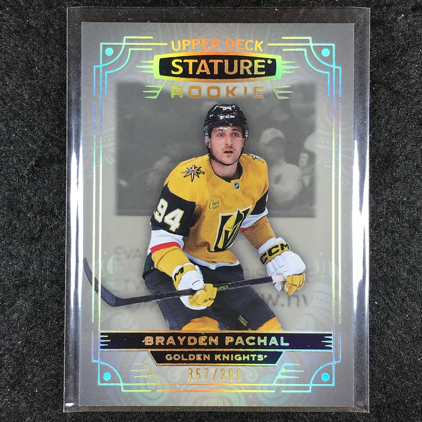 2022-23 Stature Hockey BRAYDEN PACHAL Rookie Base 357/399 #190