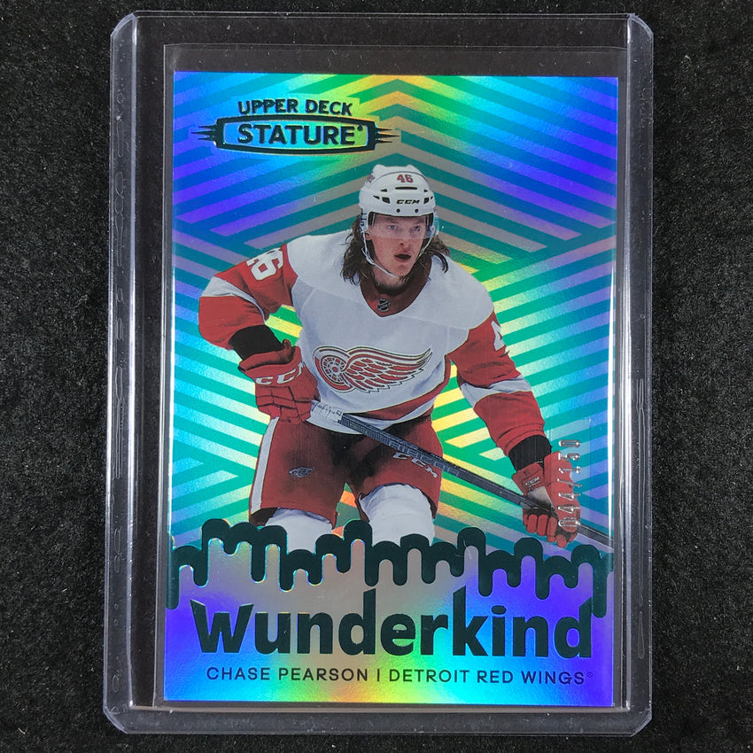 2022-23 Stature Hockey CHASE PEARSON Wunderkind Green 44/150