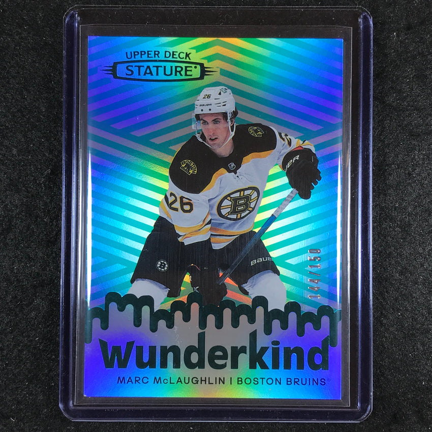 2022-23 Stature Hockey MARC MCLAUGHLIN Wunderkind Green 144/150
