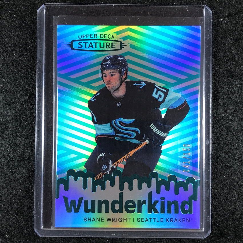 2022-23 Stature Hockey SHANE WRIGHT Wunderkind Green 41/150