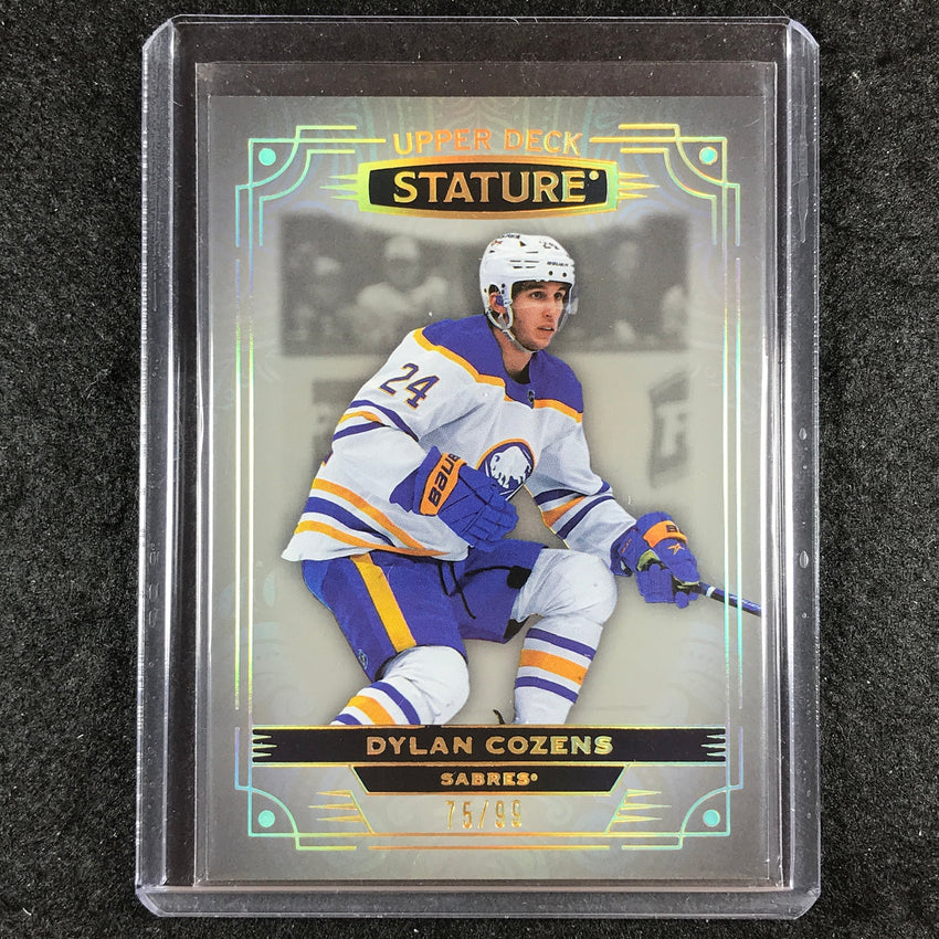 2022-23 Stature Hockey DYLAN COZENS Base Photo Variant 75/99 #72