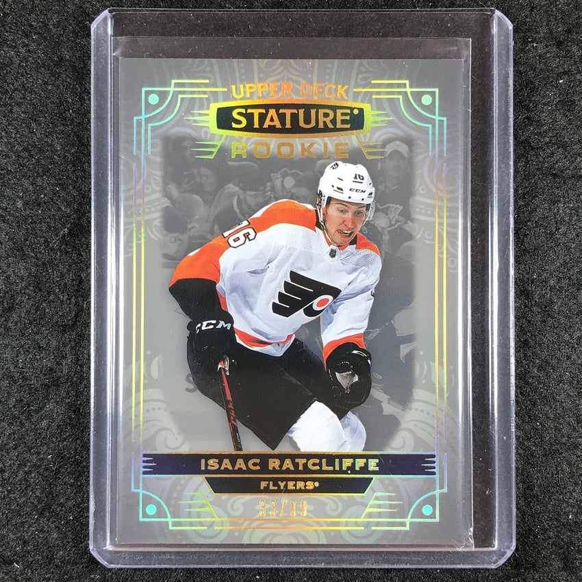 2022-23 Stature Hockey ISAAC RATCLIFFE Rookie Base Photo Variant 33/99 #185