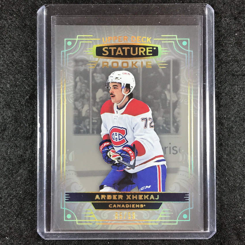 2022-23 Stature Hockey ARBER XHEKAJ Rookie Base Photo Variant 86/99 #187