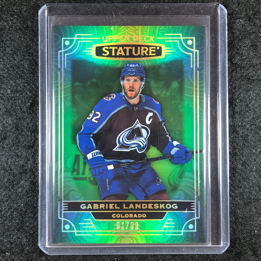 2022-23 Stature Hockey GABRIEL LANDESKOG Base Green 61/99 #51