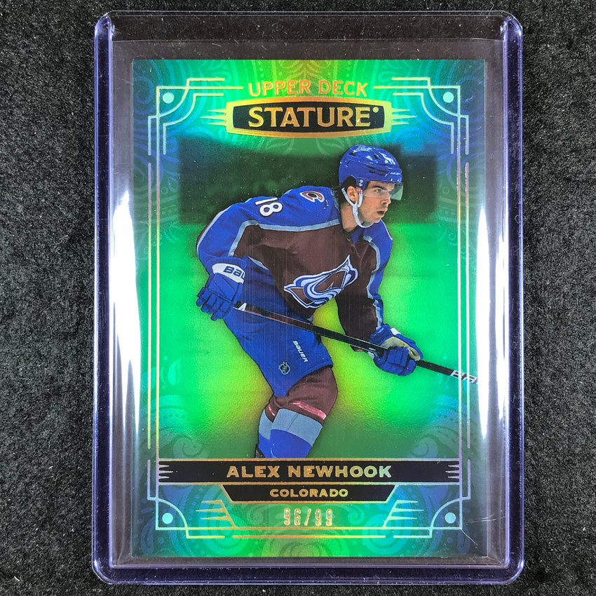 2022-23 Stature Hockey ALEX NEWHOOK Base Green 96/99 #89