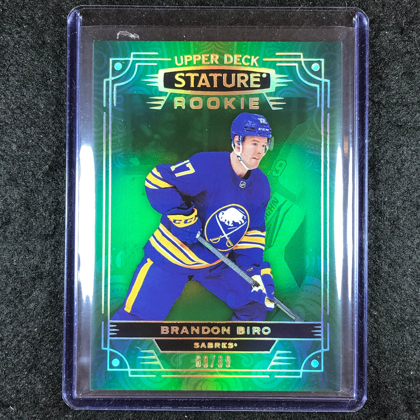 2022-23 Stature Hockey BRANDON BIRO Rookie Base Green 69/99 #199