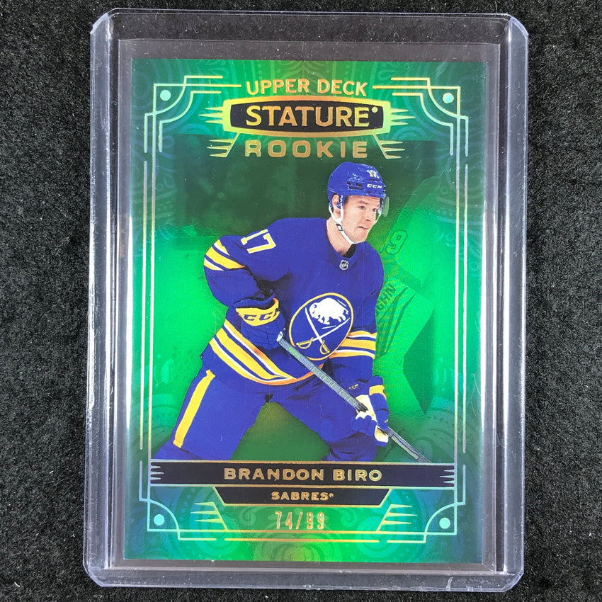 2022-23 Stature Hockey BRANDON BIRO Rookie Base Green 74/99 #199
