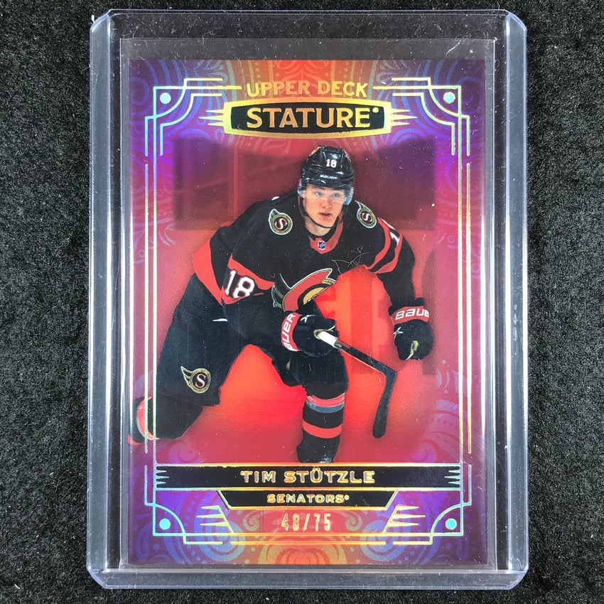2022-23 Stature Hockey TIM STUTZLE Base Red 48/75 #31