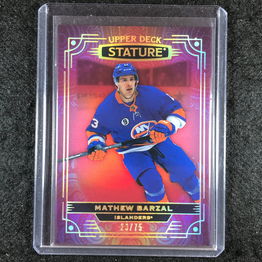 2022-23 Stature Hockey MATHEW BARZAL Base Red 23/75 #84