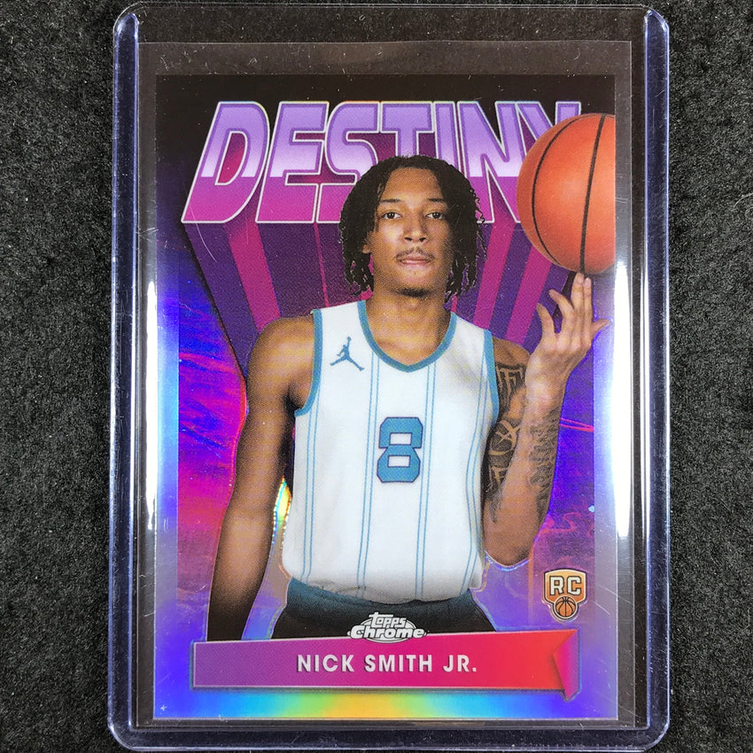 2023-24 Topps Chrome Basketball NICK SMITH JR. Destiny Rookie Refractor #16