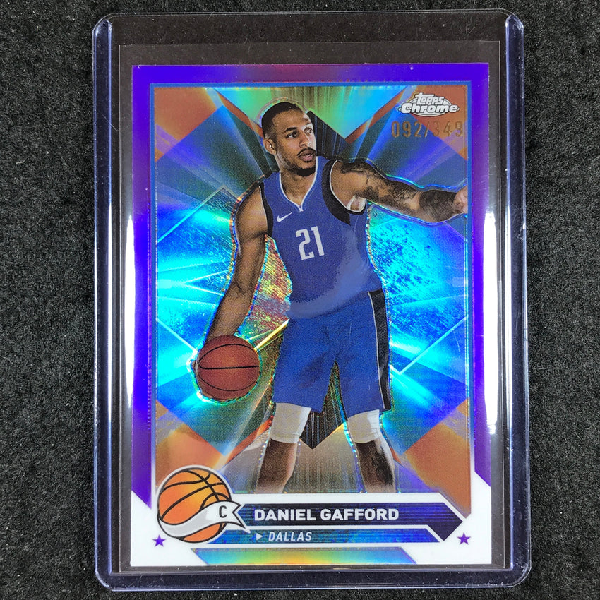 2023-24 Topps Chrome Basketball DANIEL GAFFORD Base Purple 92/349 #68